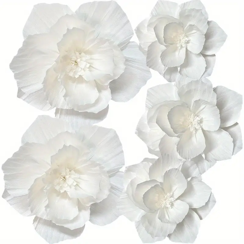 Wedding Power Supply - 5 paquetes de flores de papel