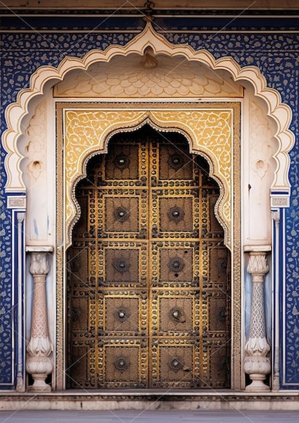 Indian Wedding Supply - Arco indio puerta Haldi Mehendi decoración