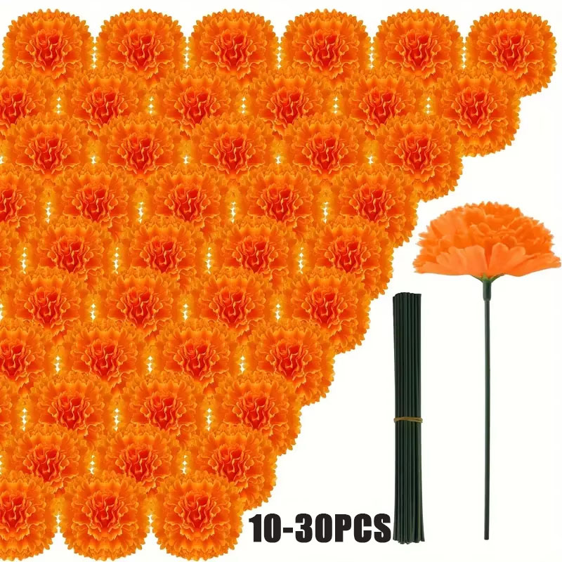 Indian Wedding Decor Supply - 10-30 Piezas de Flores Artificiales de