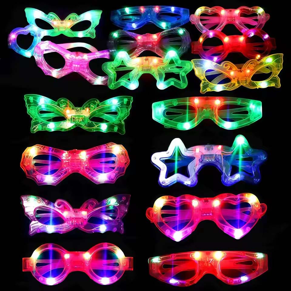 Wedding Supply Bulk - Gafas que brillan en la oscuridad,