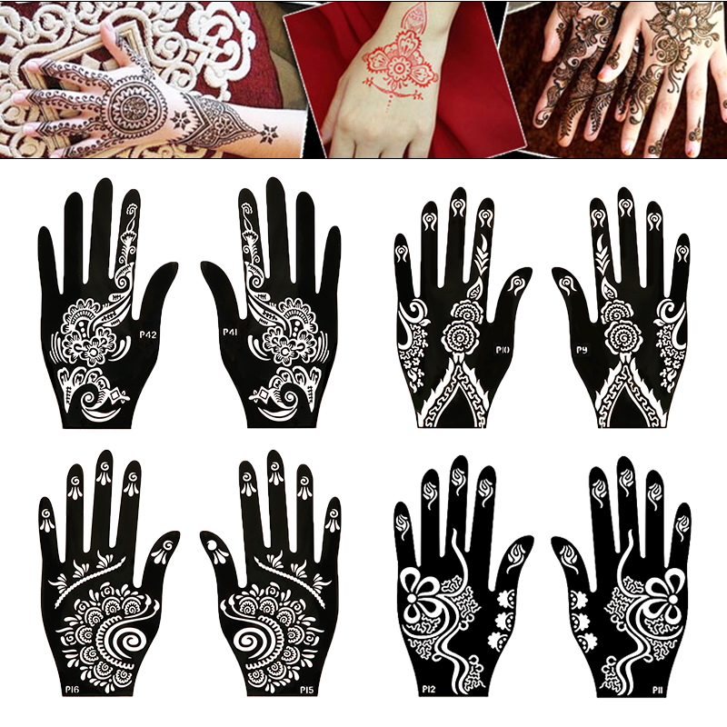 Indian Wedding Supply - Plantillas de tatuaje de Henna para