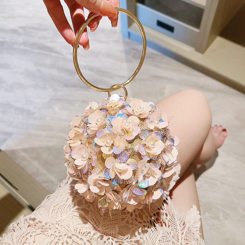 Wedding Vendor - Mini bolso de noche con flores