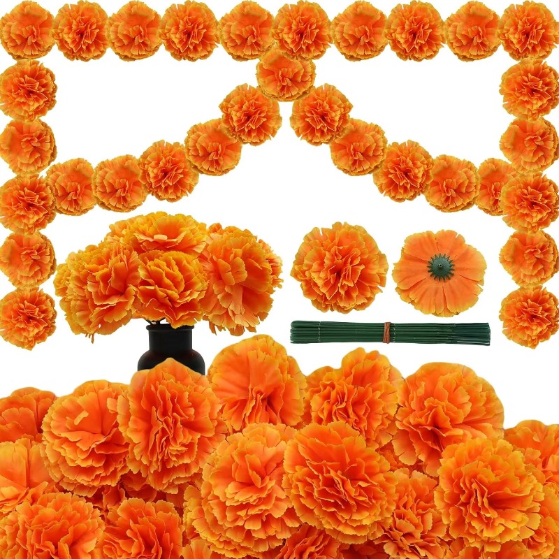 Indian Wedding Decor Supply - 10-30 Piezas de Cabezas de Flores