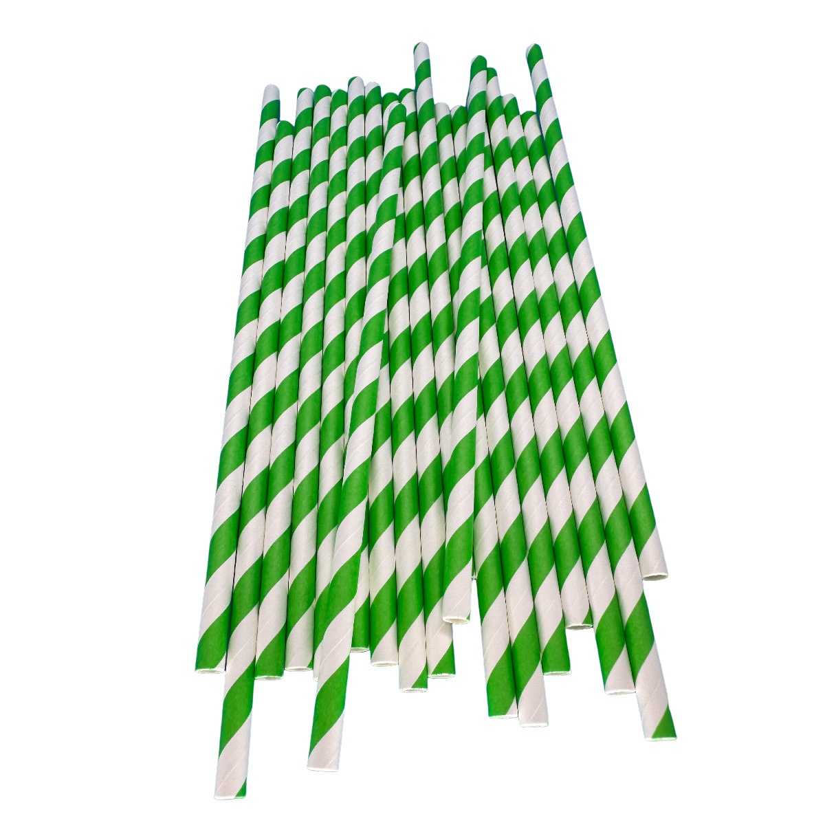 Wedding Supply Bulk - Pajitas biodegradables de papel verde y