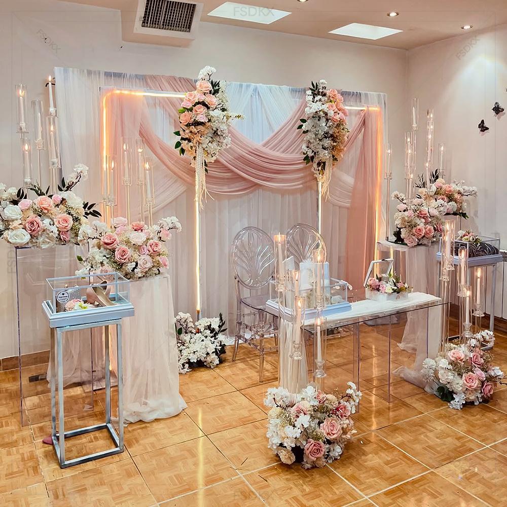 Cortinas de fondo de cortinas  - Wedding Backdrop Curtain reseña y precio
