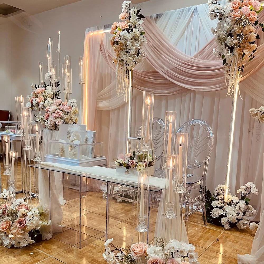 Cortinas de fondo de cortinas  - Wedding Backdrop Curtain reseña y precio