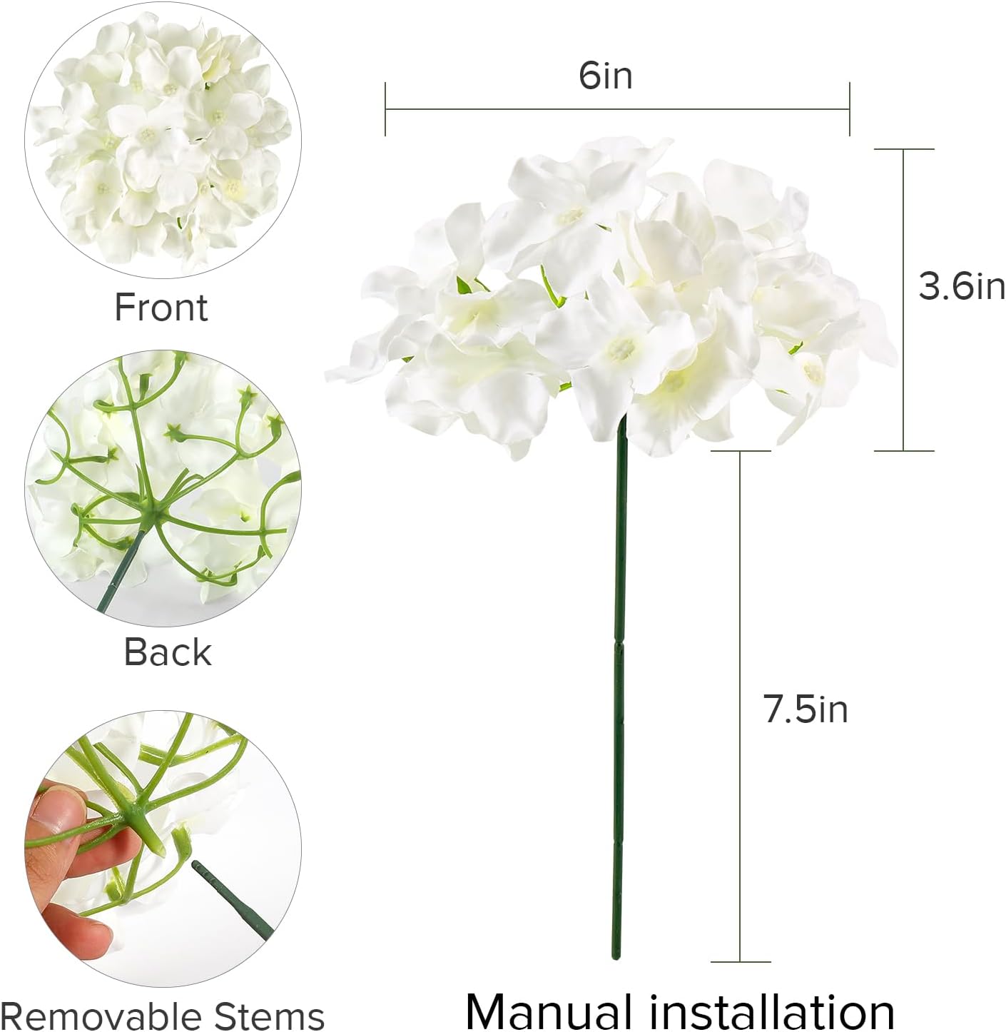 304 Piezas de Flores Artificia - Wedding Supply Bulk reseña y precio