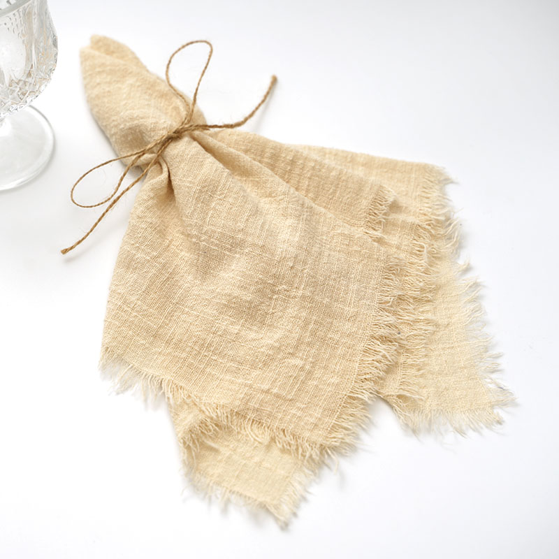 Servilleta de gasa de algodón  - Wedding Supply Rentals reseña y precio