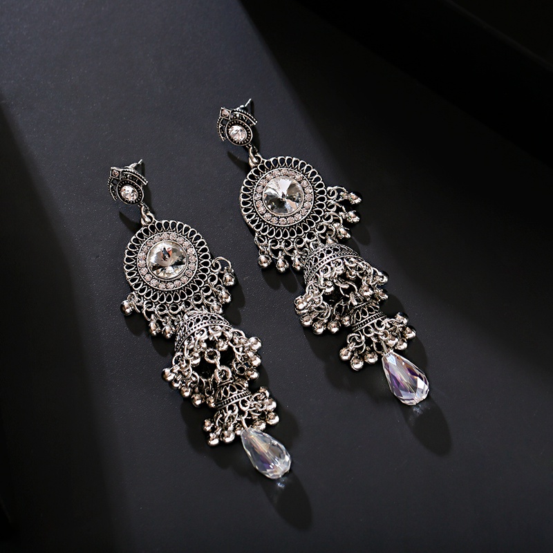 Pendientes de borla de campana - Indian Wedding Supply reseña y precio