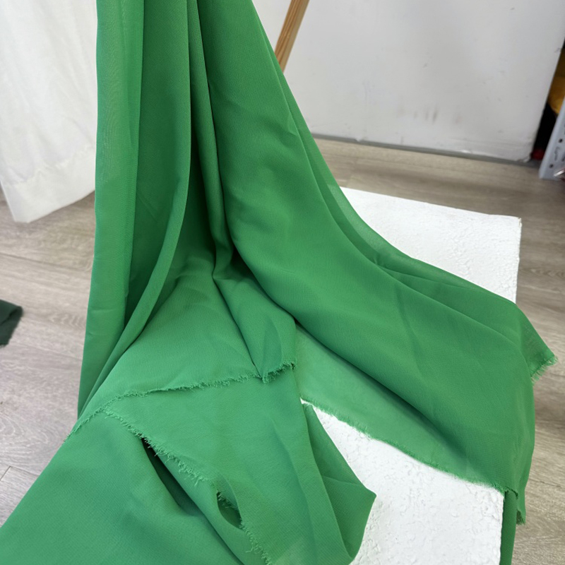 Georgette-tela de gasa verde o - Wedding Backdrop Curtain reseña y precio