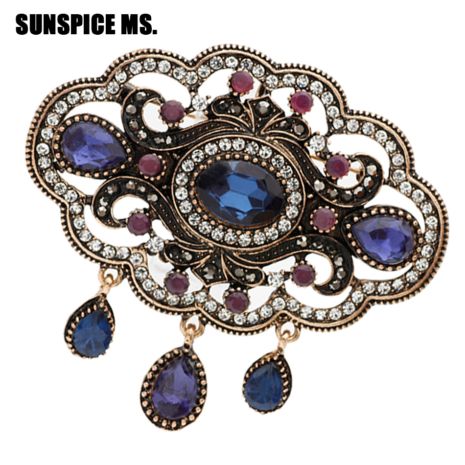 Sunspicems-broche turco de flo - Indian Wedding Supply reseña y precio