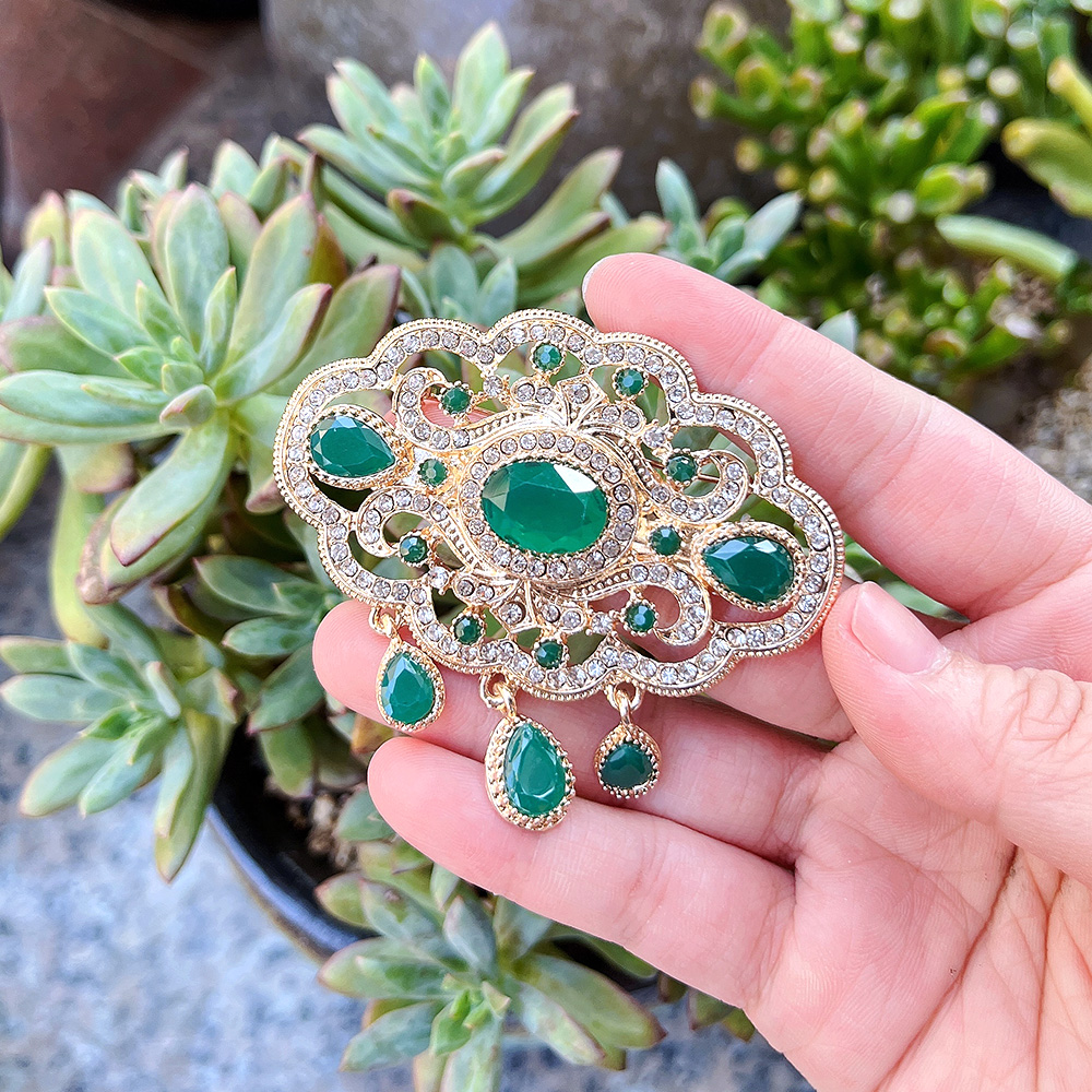 Sunspicems-broche turco de flo - Indian Wedding Supply reseña y precio