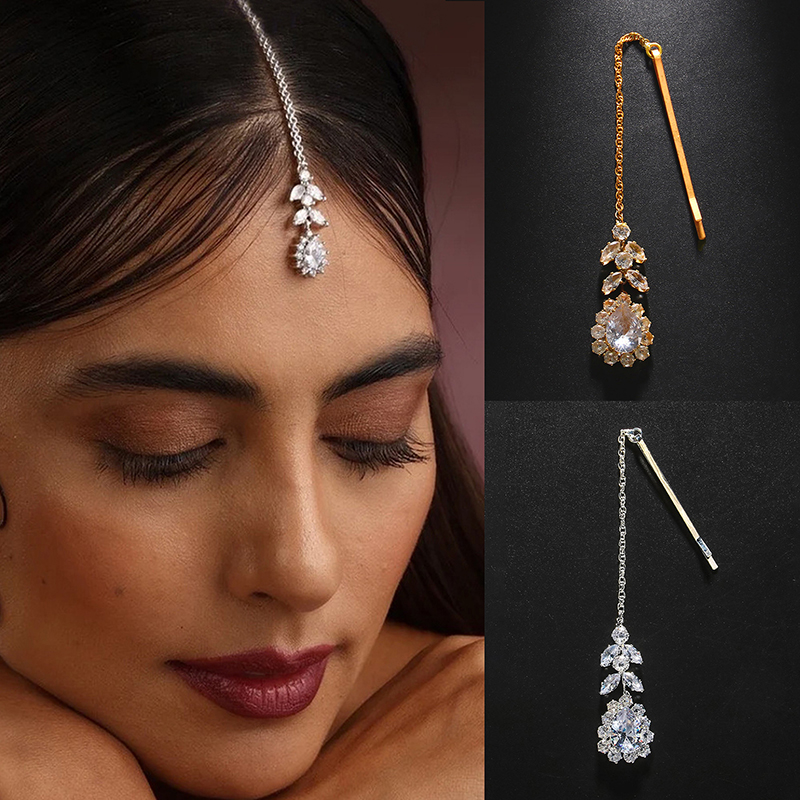 Cadena de diadema elegante con - Indian Wedding Supply reseña y precio
