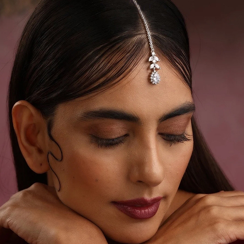 Cadena de diadema elegante con - Indian Wedding Supply reseña y precio