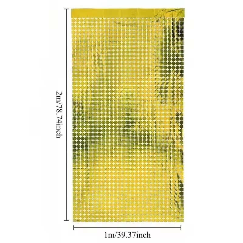 1/2/6/10 Uds plateado/dorado/n - Wedding Backdrop Curtain reseña y precio