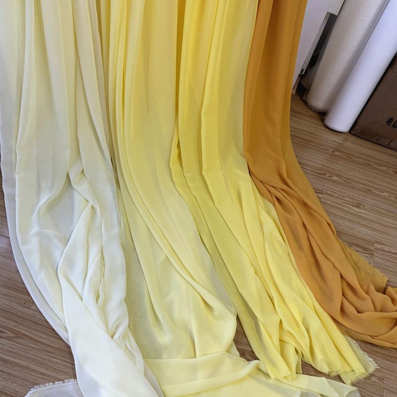 Georgette-tela de gasa blanca  - Wedding Backdrop Curtain reseña y precio