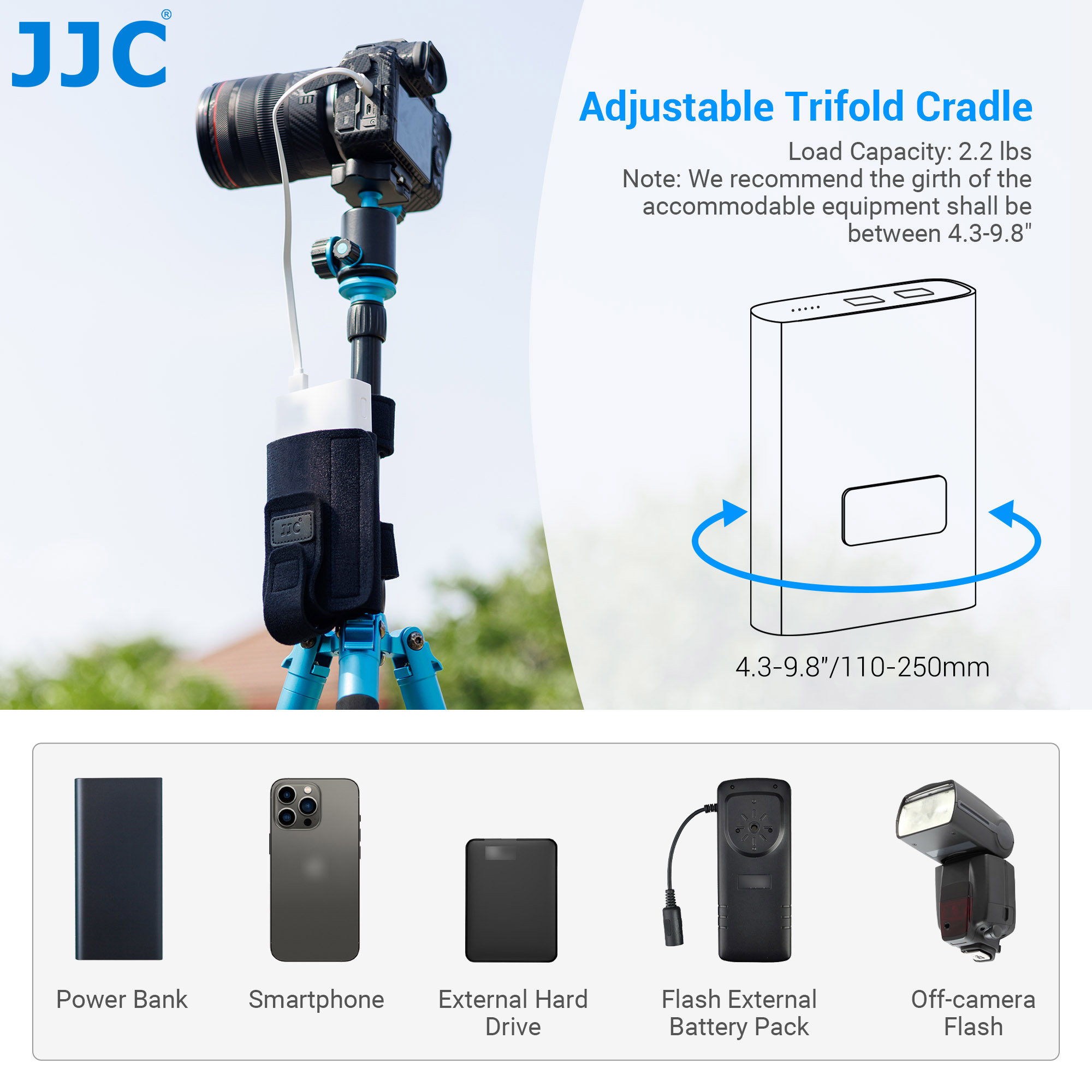 JJC Equipo Correa de montaje C - Wedding Power Supply reseña y precio