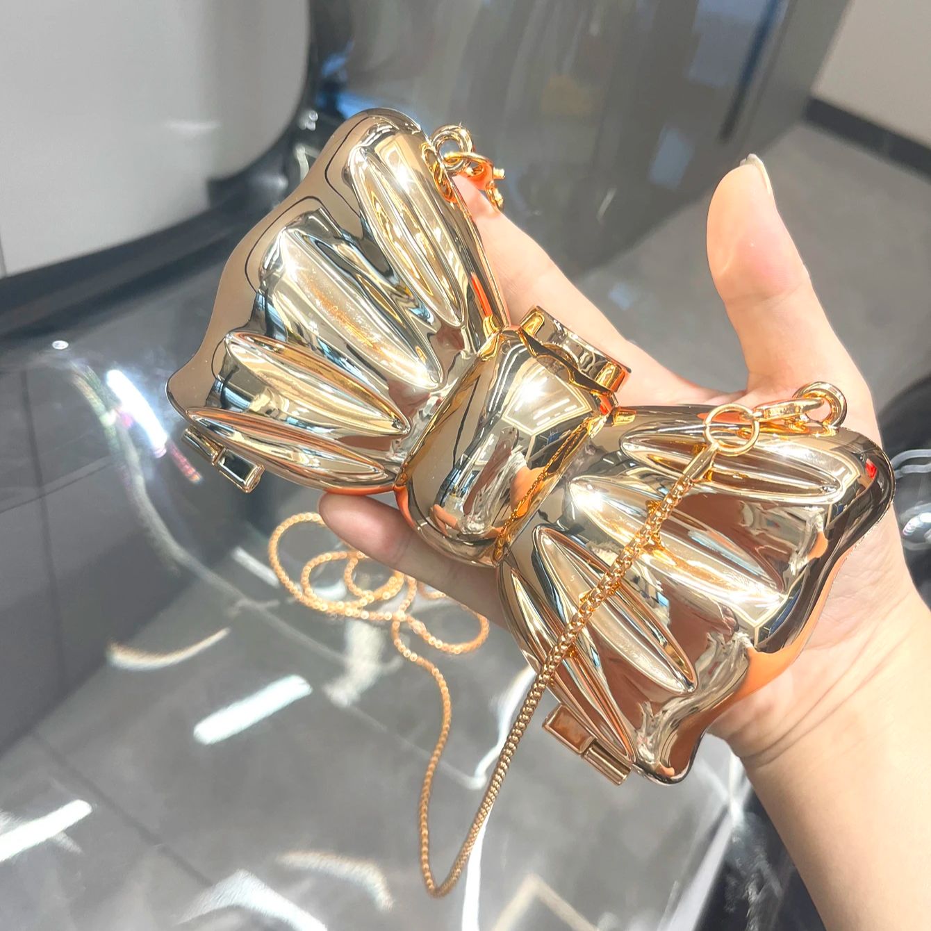 Bolso de noche dorado, moneder - Wedding Vendor reseña y precio