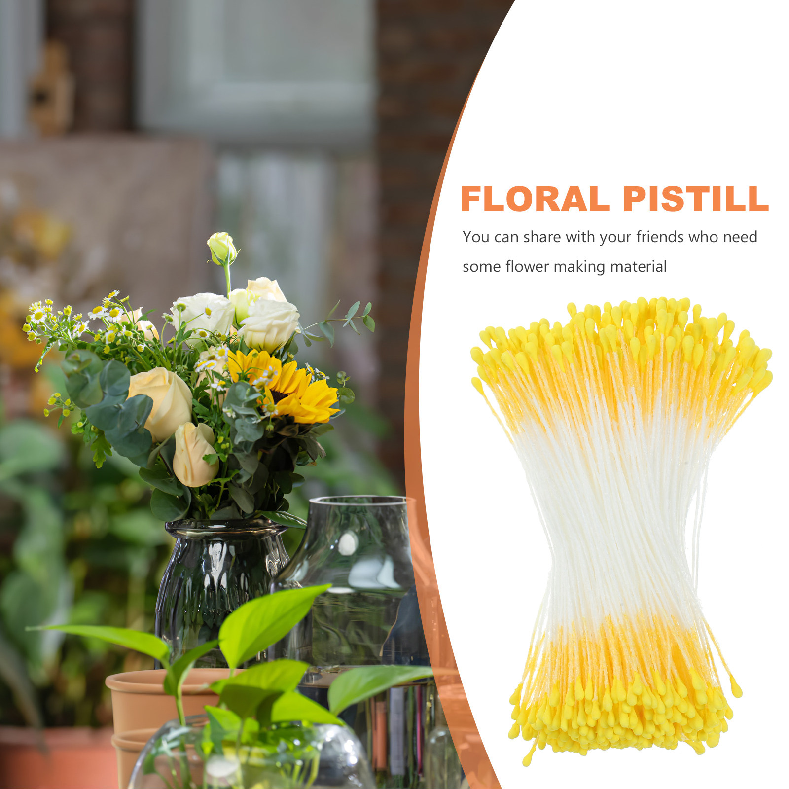 Cabezas Dobles de Flores Hecha - Wedding Supply Bulk reseña y precio