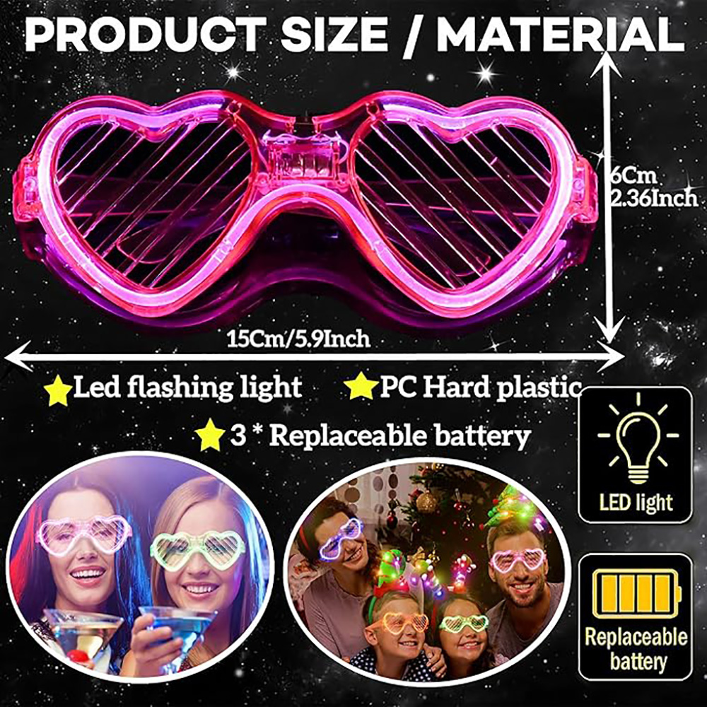 Gafas iluminadas a granel 5/10 - Wedding Supply Bulk reseña y precio