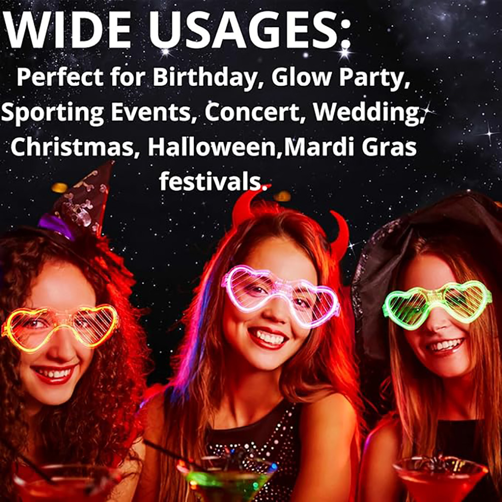 Gafas iluminadas a granel 5/10 - Wedding Supply Bulk reseña y precio