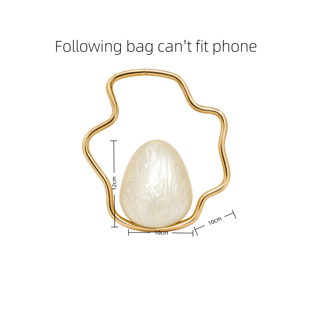 Bolso de mano mini de acrílico - Wedding Vendor reseña y precio