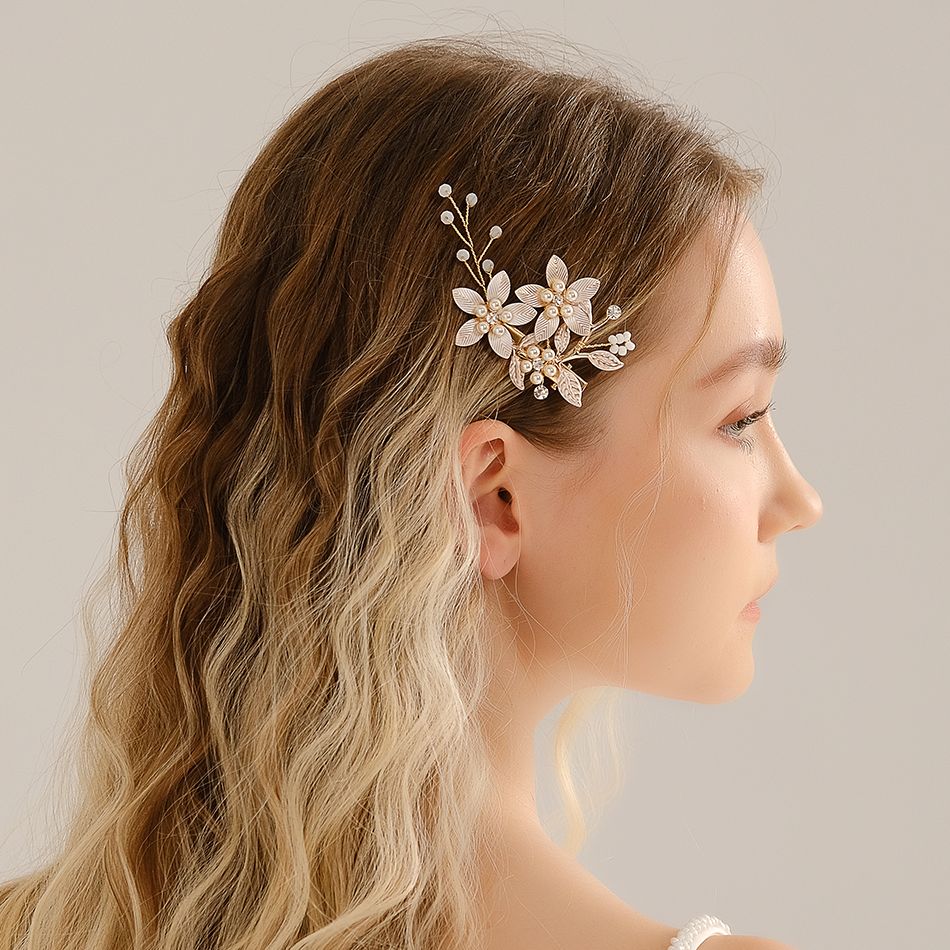 Pinzas para el pelo con flor d - Wedding Supply Store reseña y precio