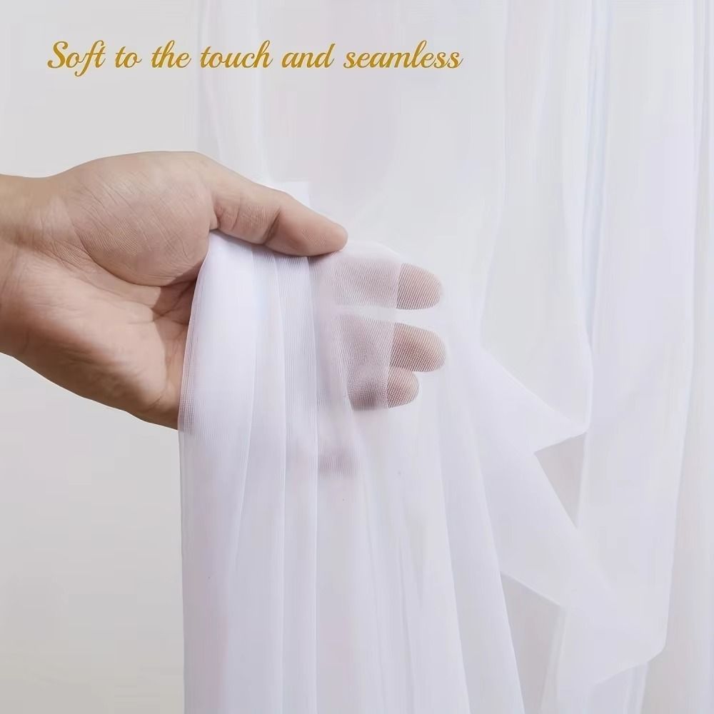 Cortinas Blancas para Fondo de - Wedding Backdrop Curtain reseña y precio