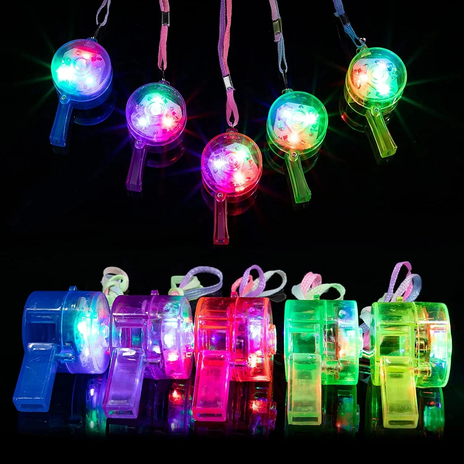 Silbatos LED luminosos, silbat - Wedding Supply Bulk reseña y precio