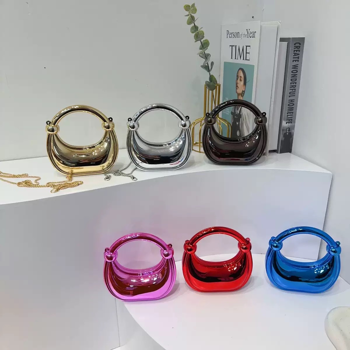 Mini bolso de noche dorado, mo - Wedding Vendor reseña y precio