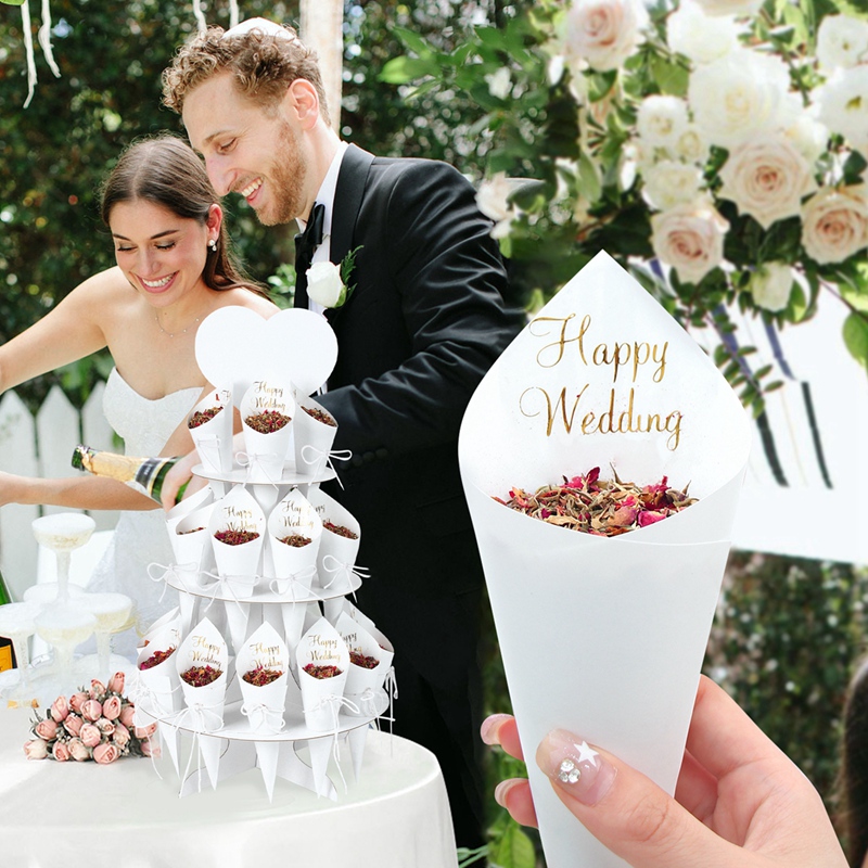 Bandeja de papel Kraft para bo - Wedding Supply Rentals reseña y precio