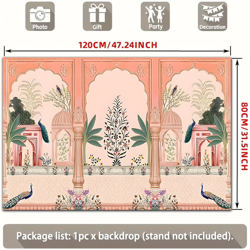 Telón de Fondo Decorativo con  - Wedding Backdrop Curtain reseña y precio
