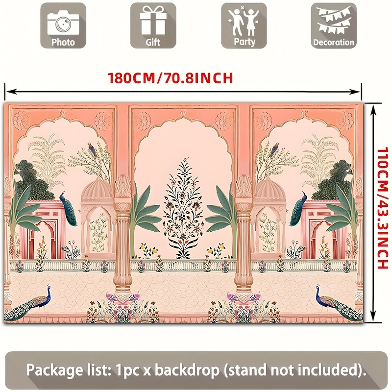 Telón de Fondo Decorativo con  - Wedding Backdrop Curtain reseña y precio