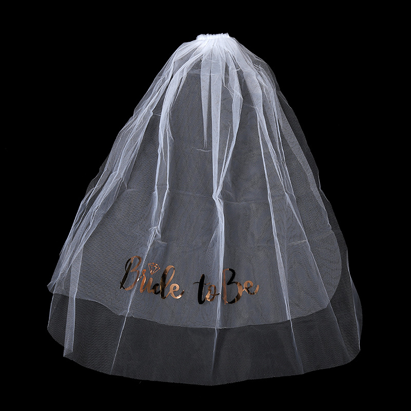 Velo de Novia Rosa Dorado para - Wedding Supply Store reseña y precio