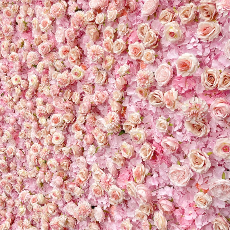 Uflower rosa hortensia tela fl - Wedding Backdrop Curtain reseña y precio