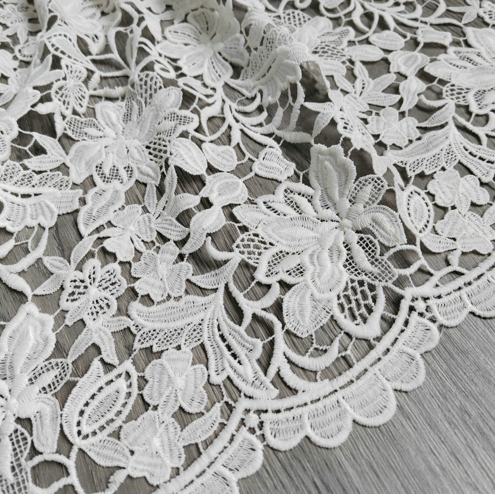 Preciosa tela bordada de encaj - Wedding Solution reseña y precio
