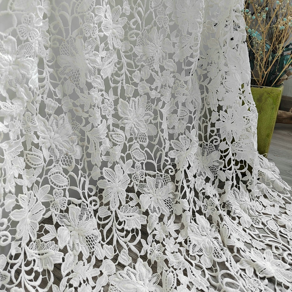 Preciosa tela bordada de encaj - Wedding Solution reseña y precio