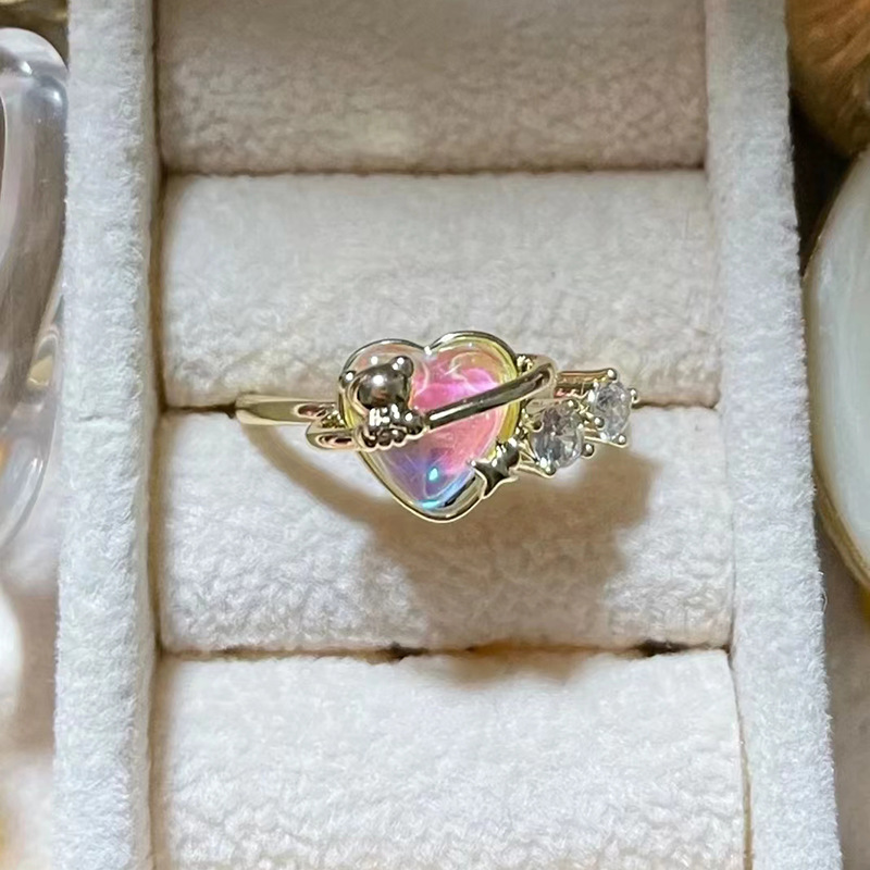 Anillo de circonita con forma  - Wedding Superstar reseña y precio
