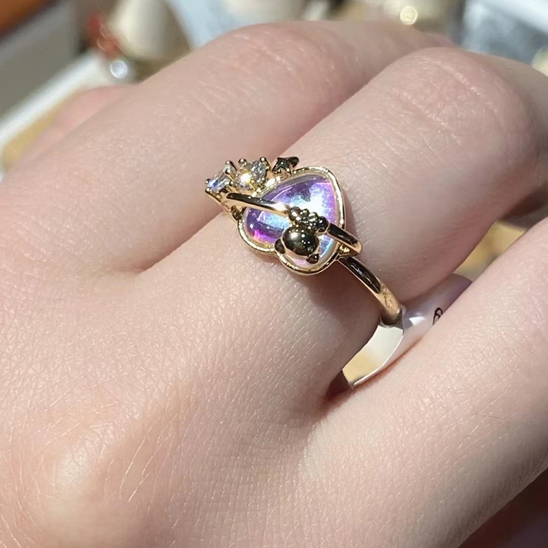 Anillo de circonita con forma  - Wedding Superstar reseña y precio
