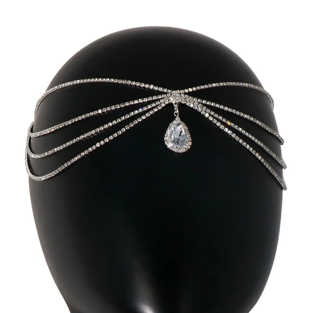 XSBODY-Diademas con cadena par - Indian Wedding Supply reseña y precio