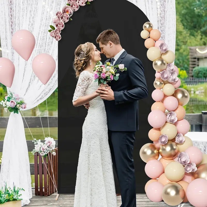 Cubierta de fondo de arco de b - Wedding Backdrop Curtain reseña y precio