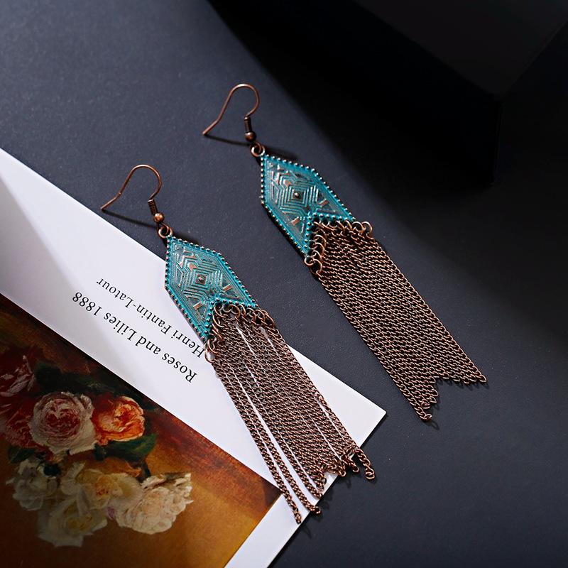 Pendientes colgantes de aleaci - Indian Wedding Supply reseña y precio