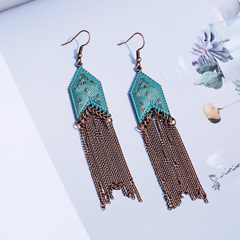 Pendientes colgantes de aleaci - Indian Wedding Supply reseña y precio