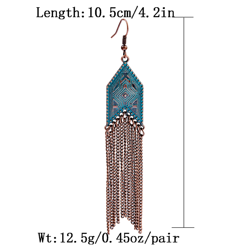 Pendientes colgantes de aleaci - Indian Wedding Supply reseña y precio